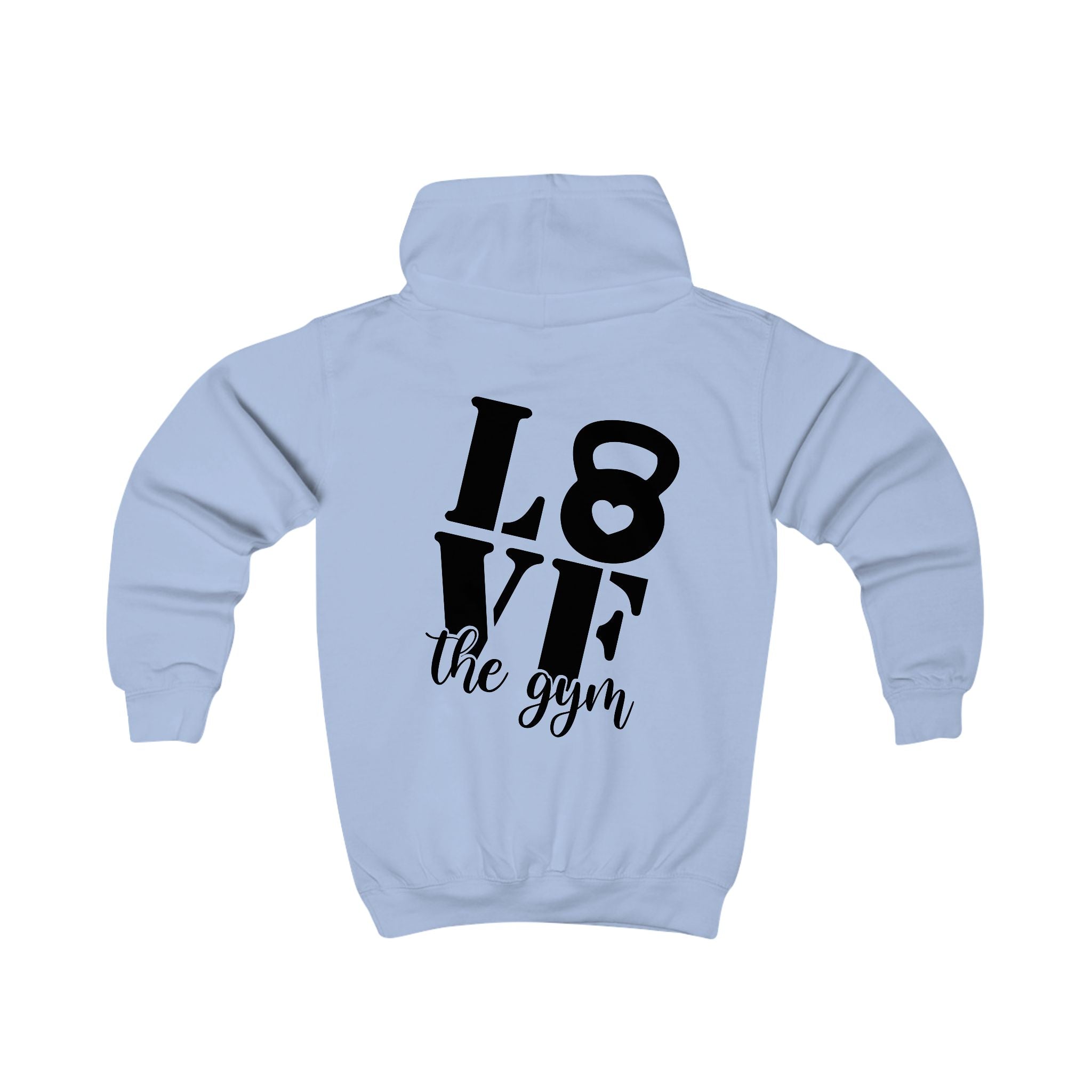 Kids Hoodie - "Love the Gym" | Nextlevel NIL