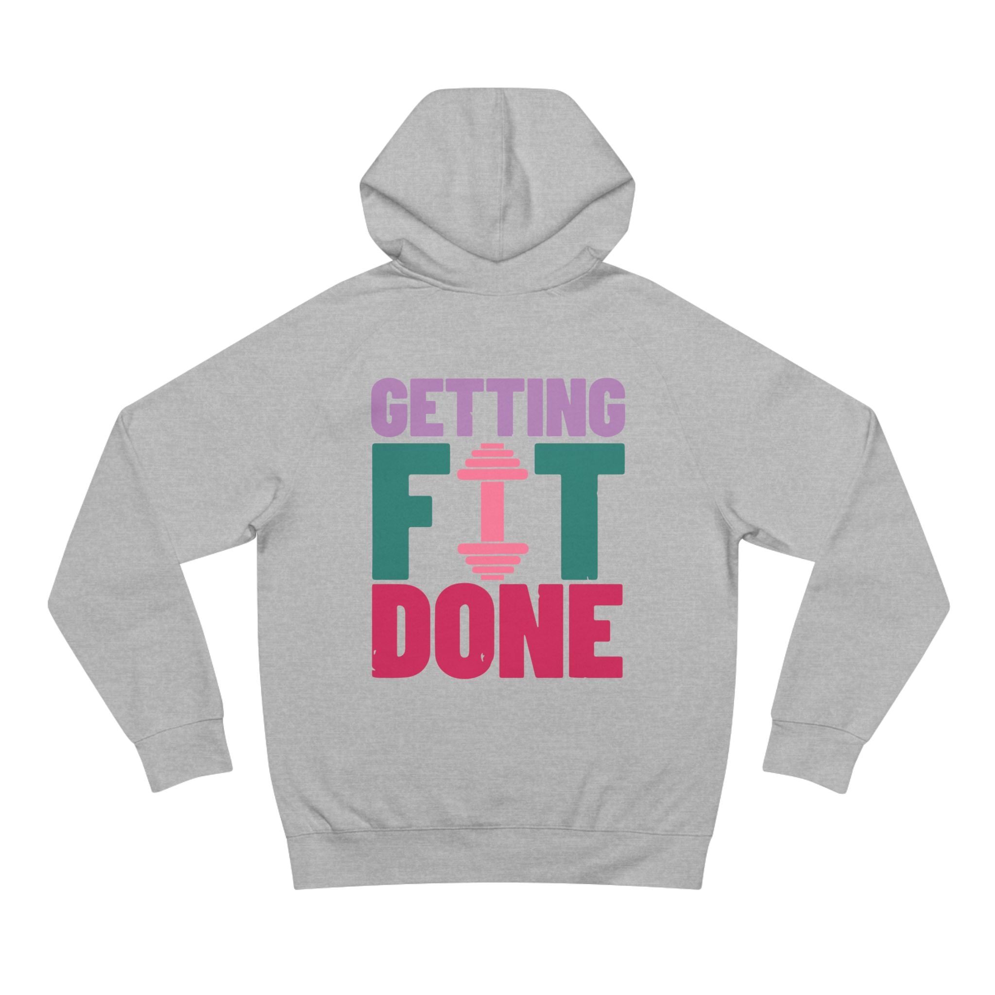 Getting Fit Done Hoodie | Unisex Athletic & Gym Wear by Nextlevel NIL