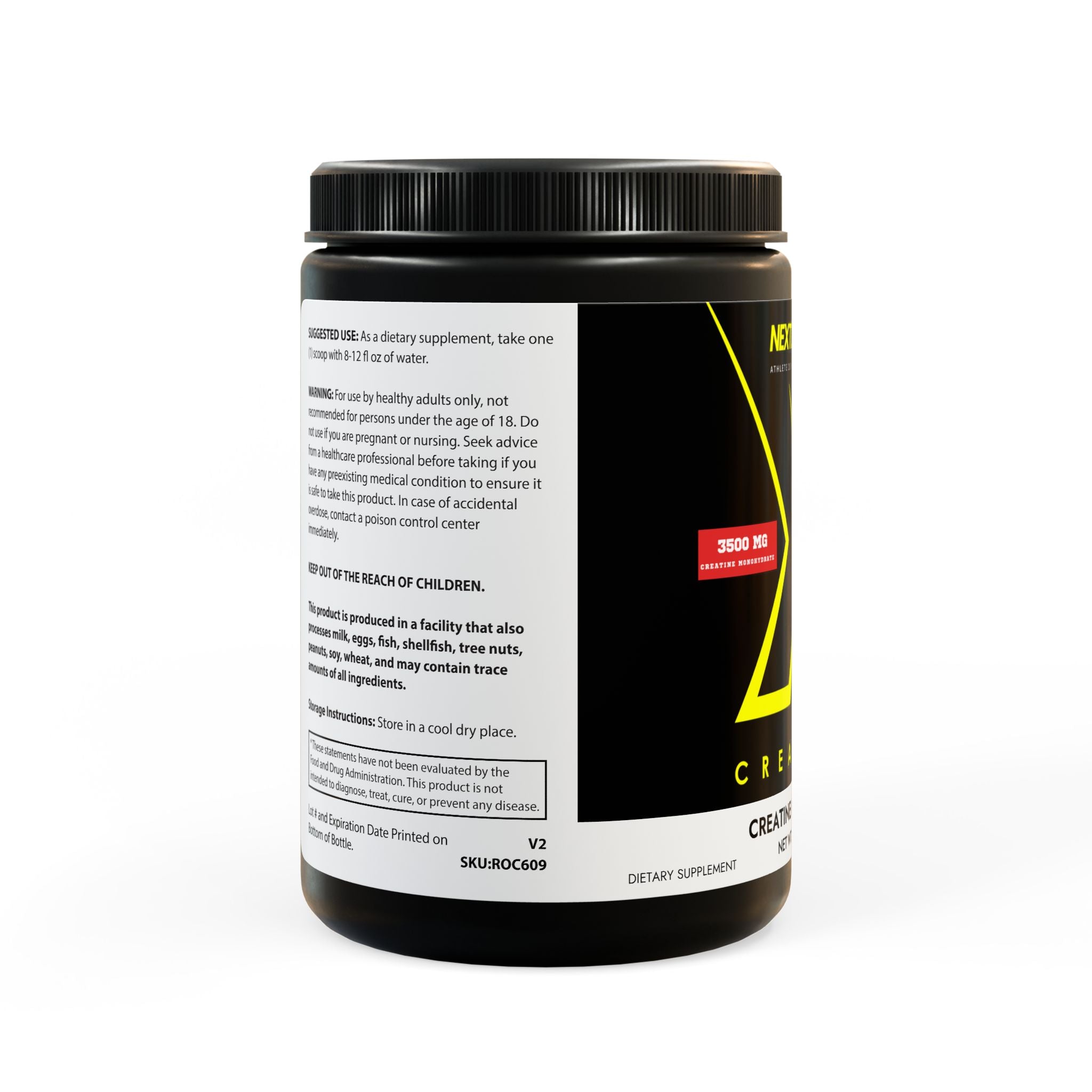 Creasync: Creatine Monohydrate Supplement (300g, 10.58oz)