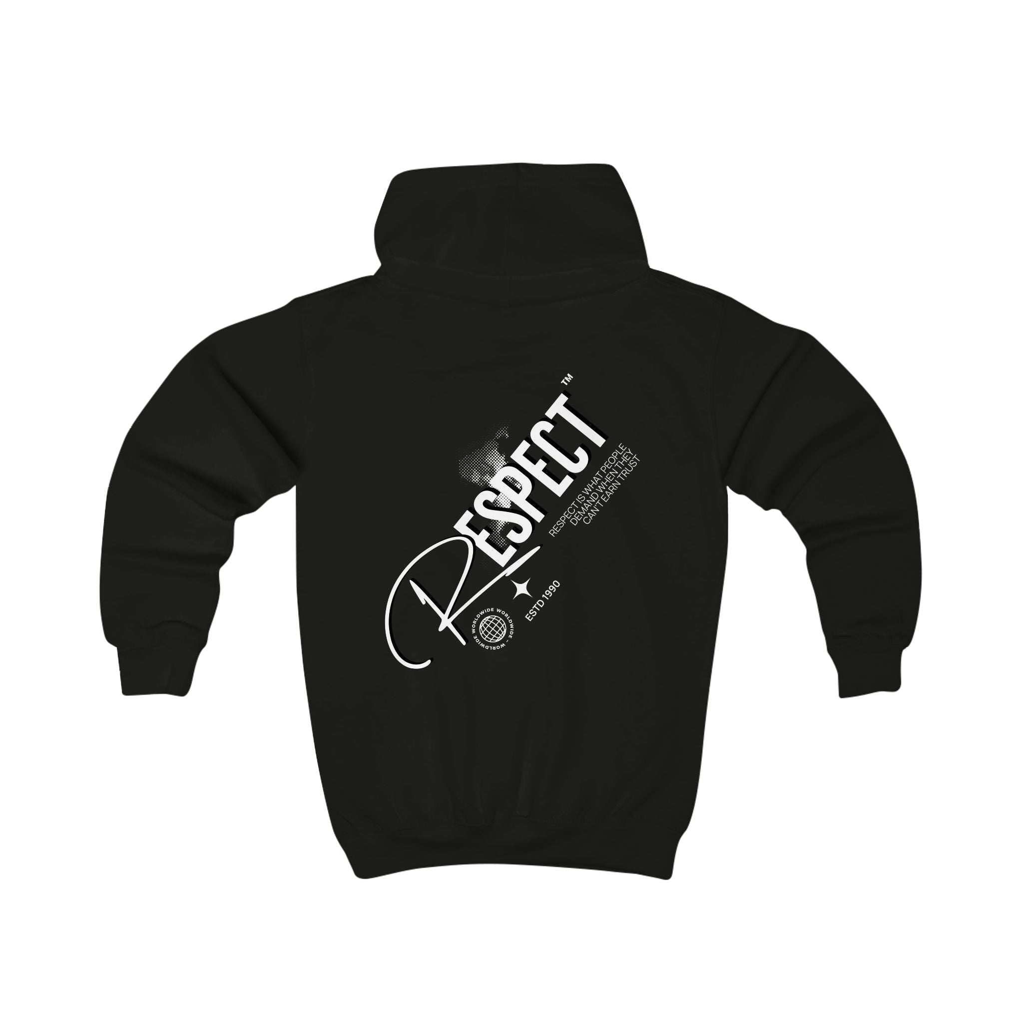 Kids Hoodie - "Respect"  | Nextlevel NIL