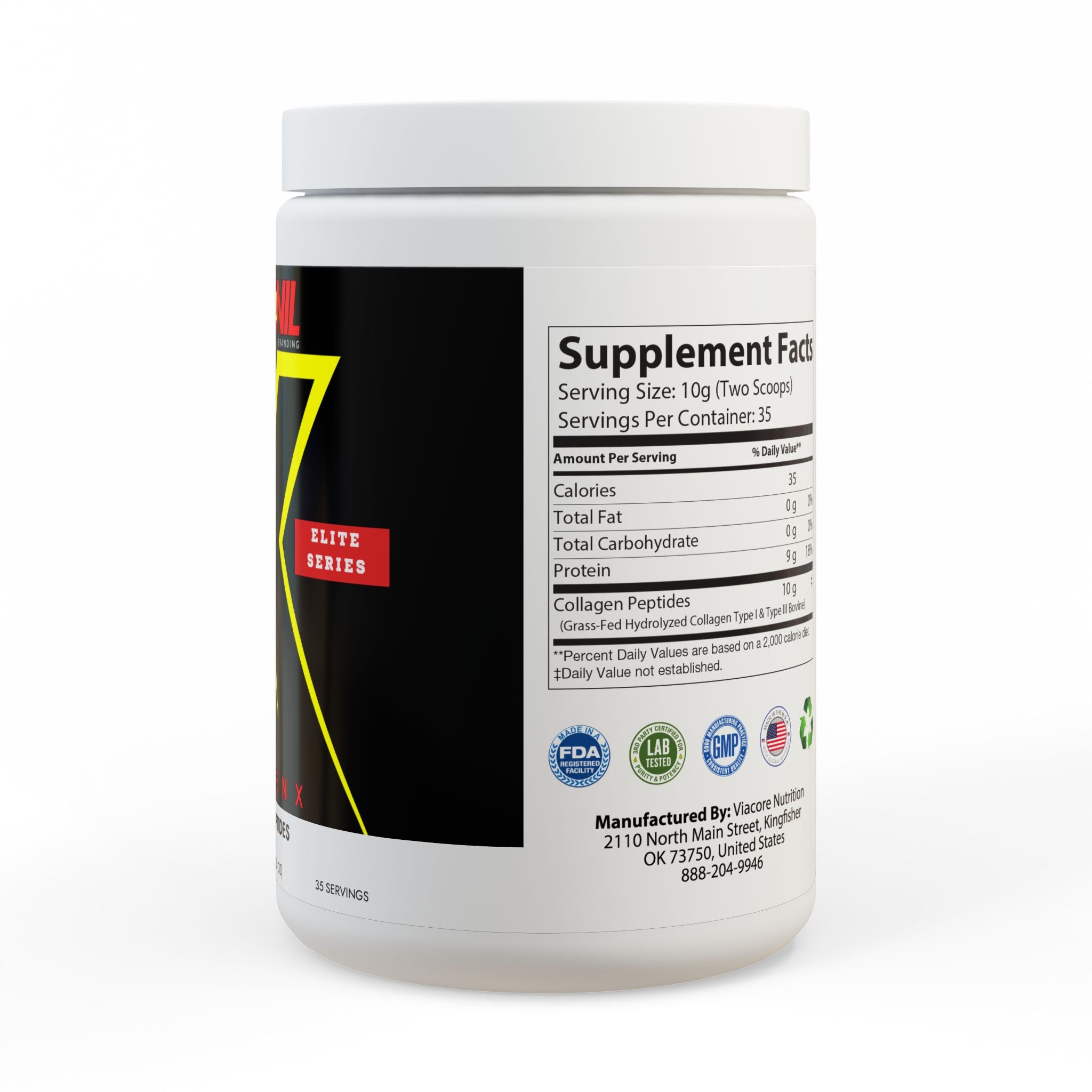 Collagen X: Collagen Peptides Type I & III Supplement (350g, 12.3oz)