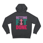 Getting Fit Done Hoodie | Unisex Athletic & Gym Wear by Nextlevel NIL