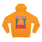Getting Fit Done Hoodie | Unisex Athletic & Gym Wear by Nextlevel NIL