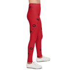 Youth Unisex Sport Compression Leggings- "GOAT" God Over All Things Pattern | Nextlevel NIL