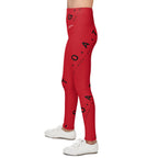 Youth Unisex Sport Compression Leggings- "GOAT" God Over All Things Pattern | Nextlevel NIL