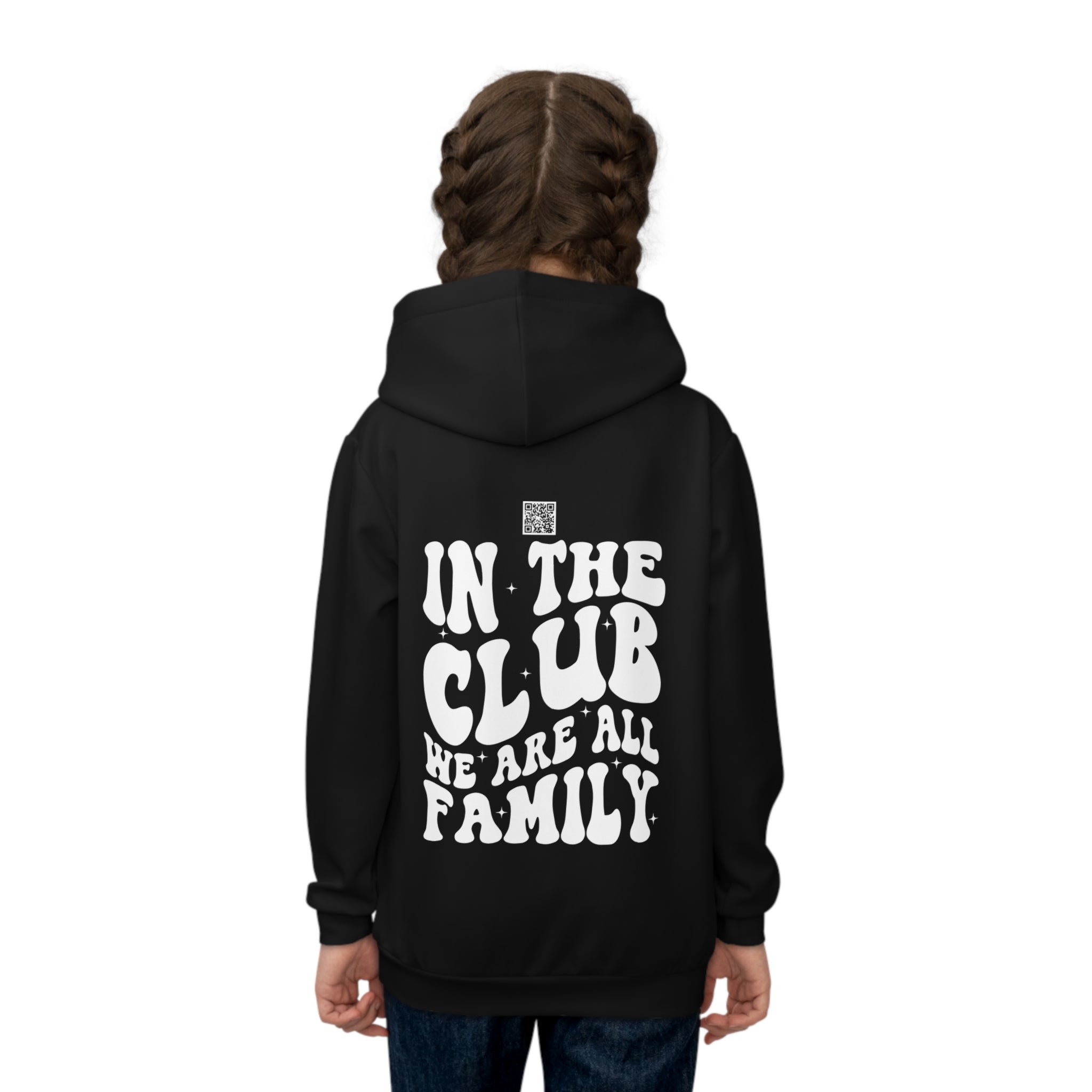 Kids Hoodie - "In The Club, We Are All Family"  | Nextlevel NIL