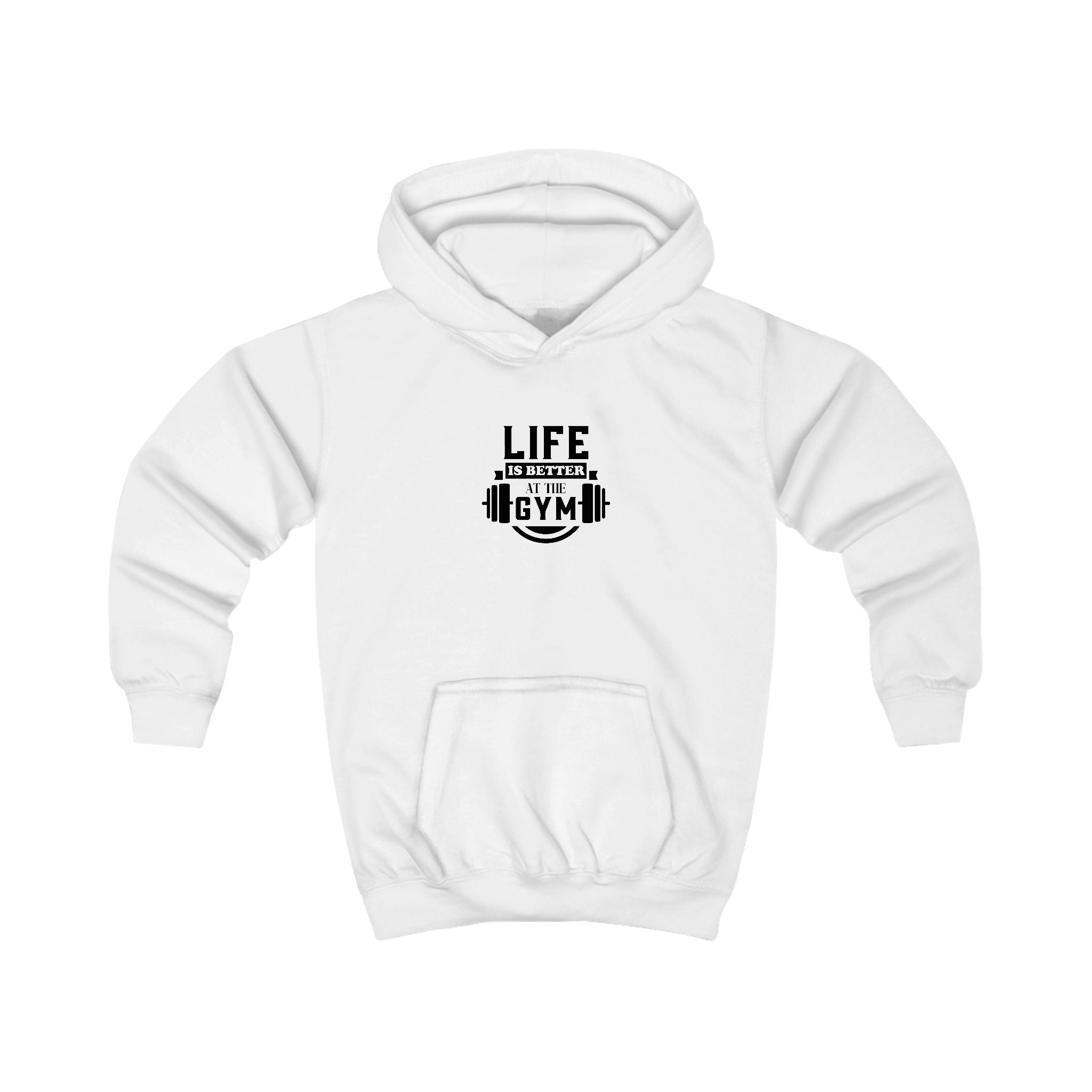 Kids Hoodie - "Life is Better at the Gym" | Nextlevel NIL