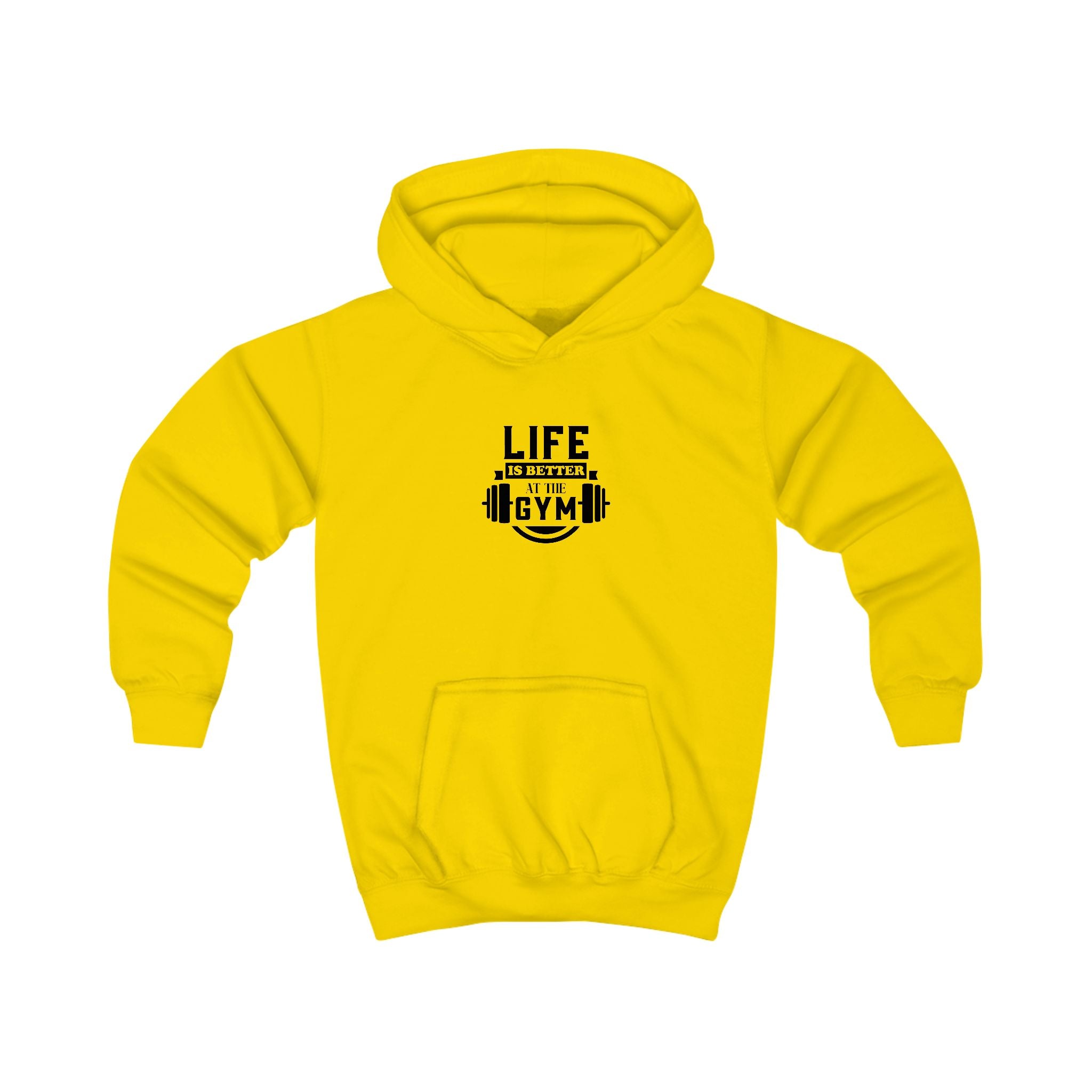 Kids Hoodie - "Life is Better at the Gym" | Nextlevel NIL