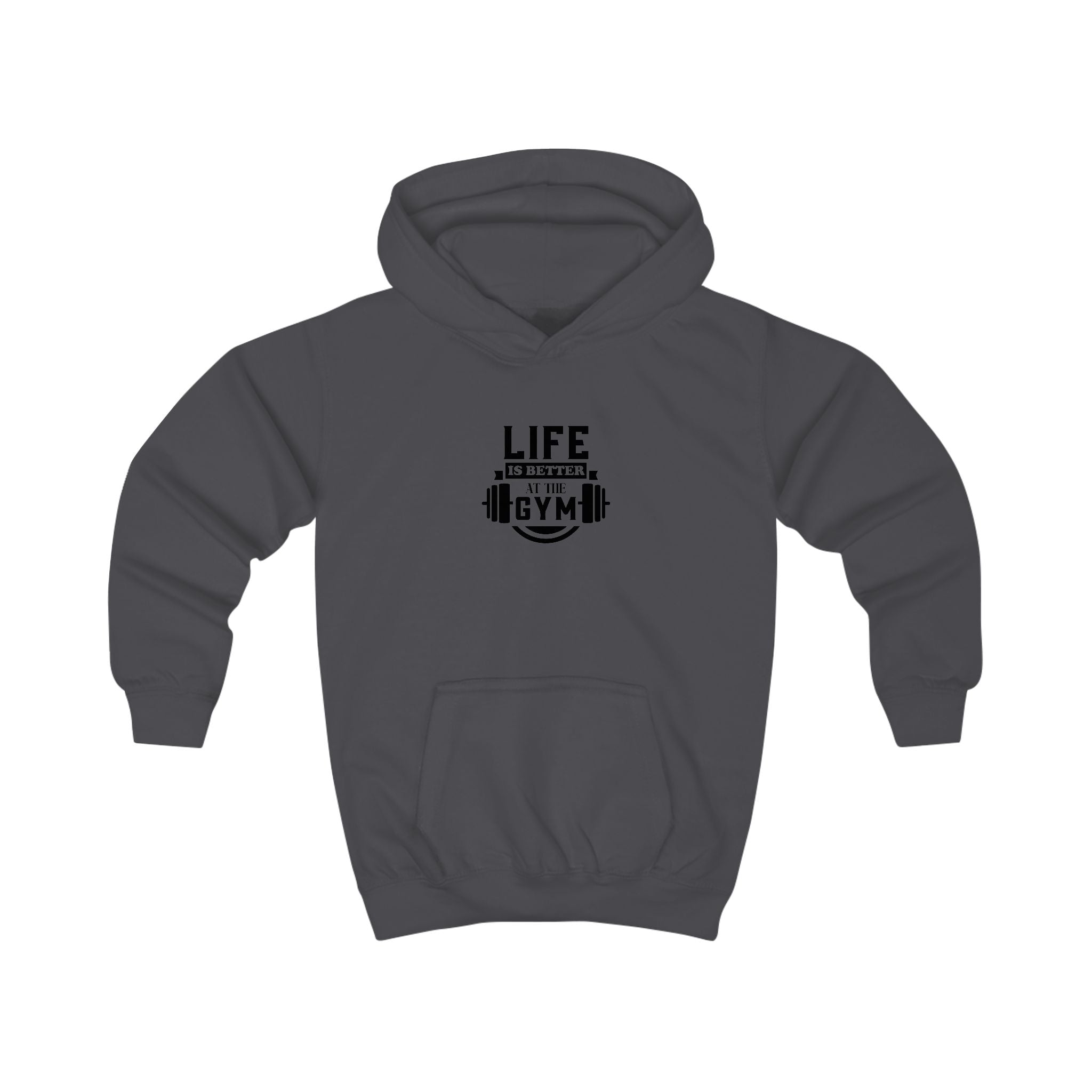 Kids Hoodie - "Life is Better at the Gym" | Nextlevel NIL
