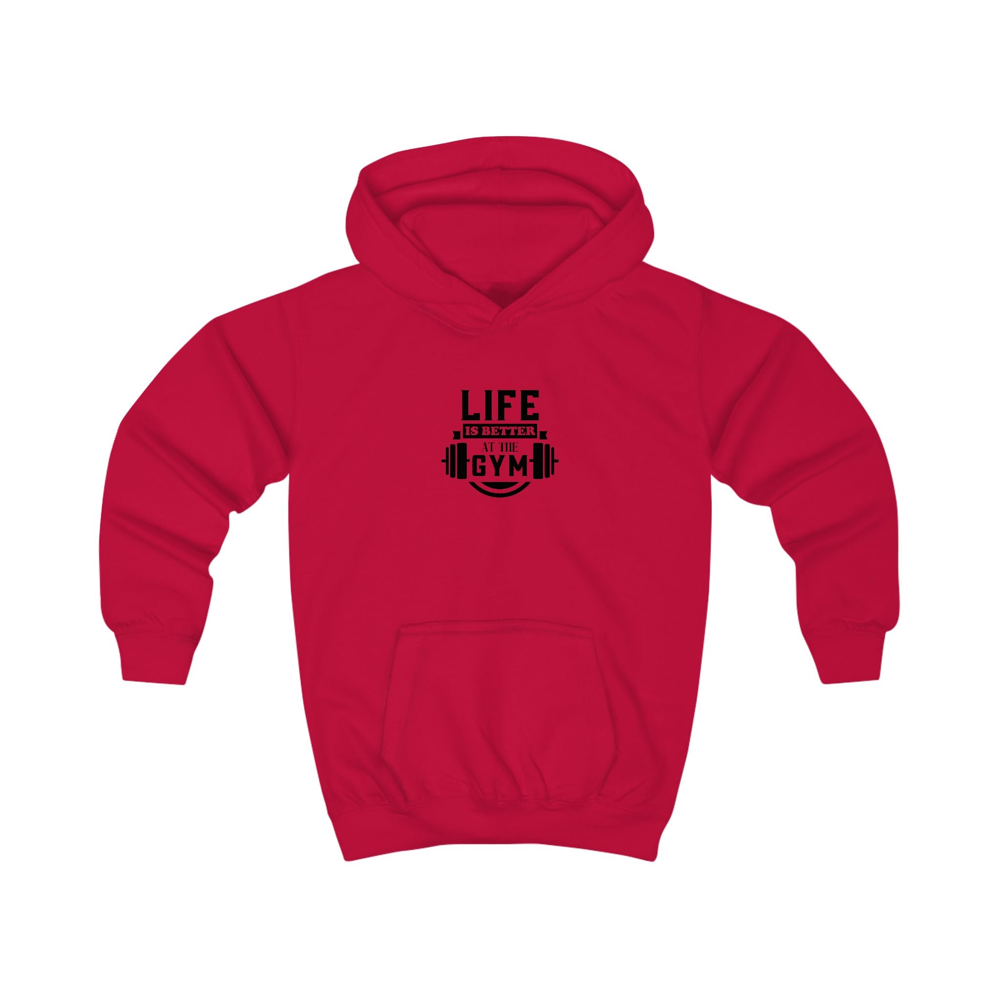 Kids Hoodie - "Life is Better at the Gym" | Nextlevel NIL