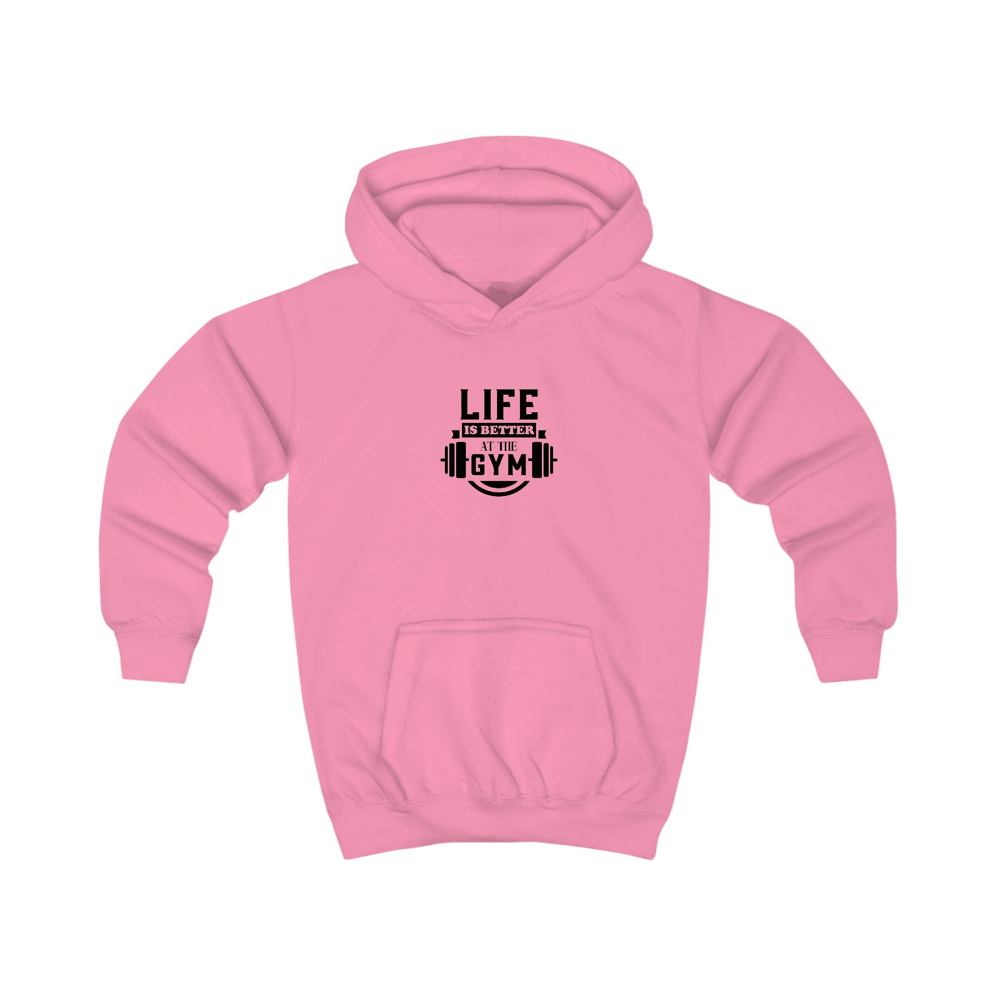Kids Hoodie - "Life is Better at the Gym" | Nextlevel NIL
