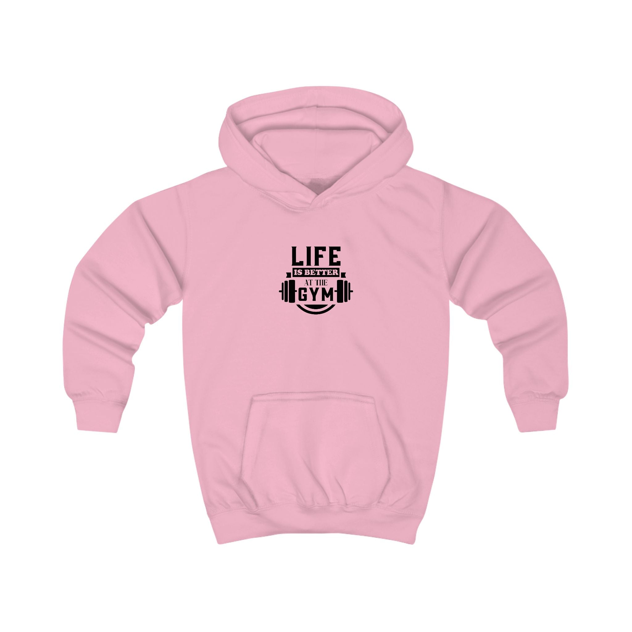 Kids Hoodie - "Life is Better at the Gym" | Nextlevel NIL