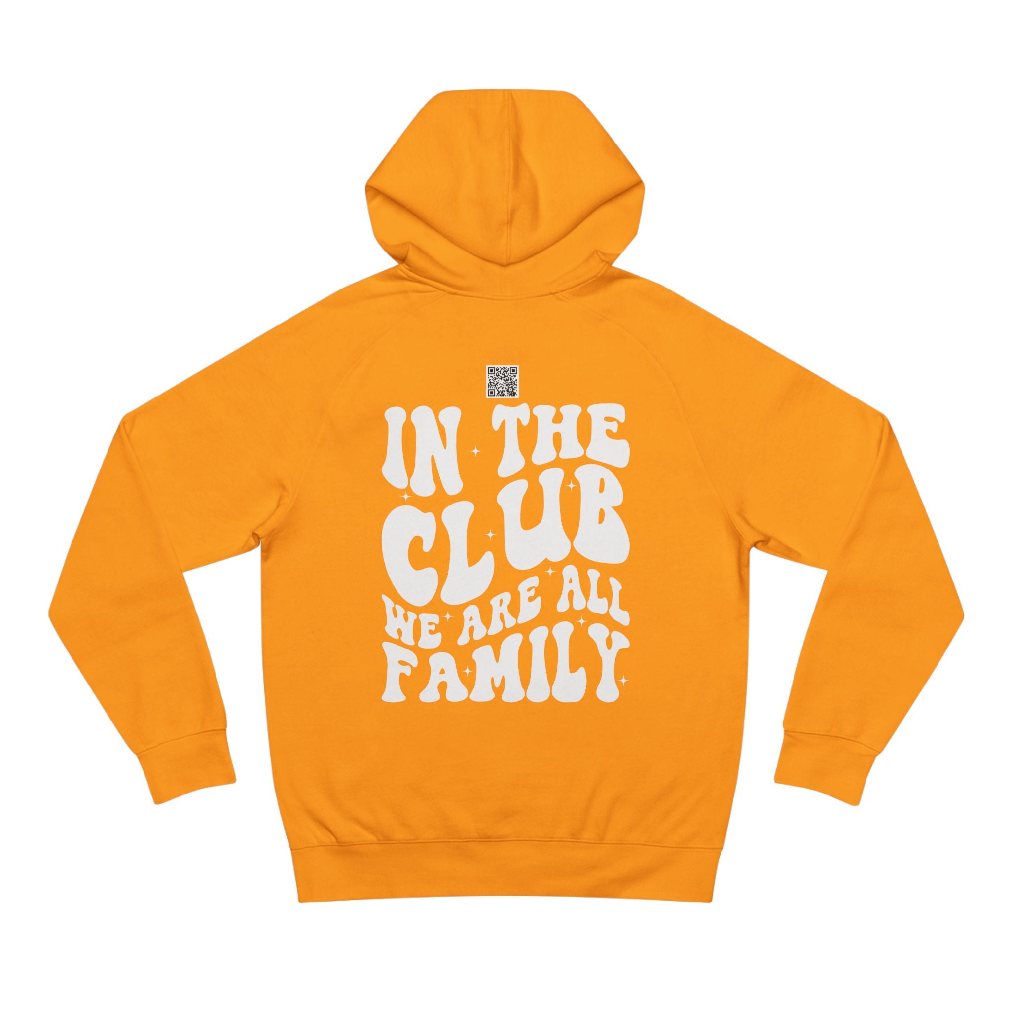 In Da Club We All Family Unisex Hoodie | Nextlevel NIL Athletic Streetwear