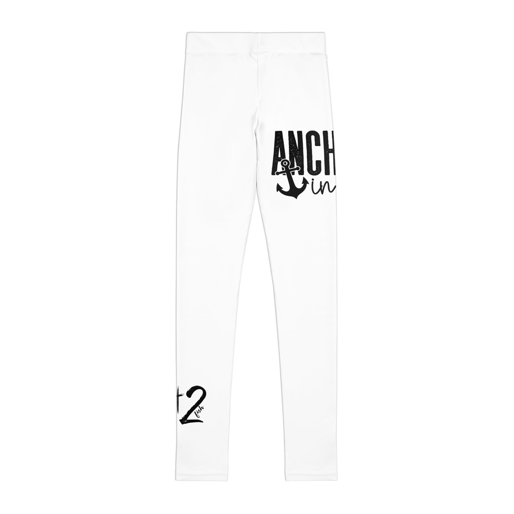 Youth Unisex Sport Compression Leggings- "Anchored In Faith" | Nextlevel NIL