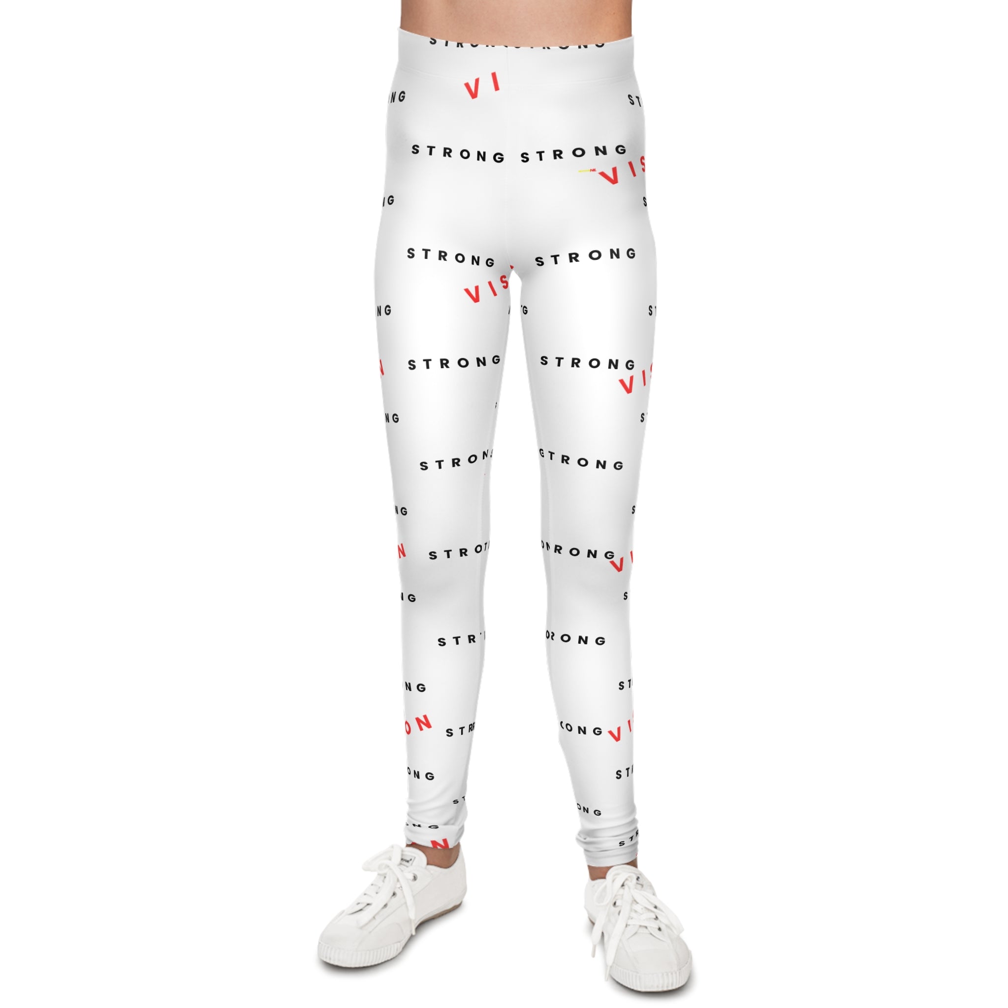 Youth Unisex Sport Compression Leggings- "Vision Strong" | Nextlevel NIL
