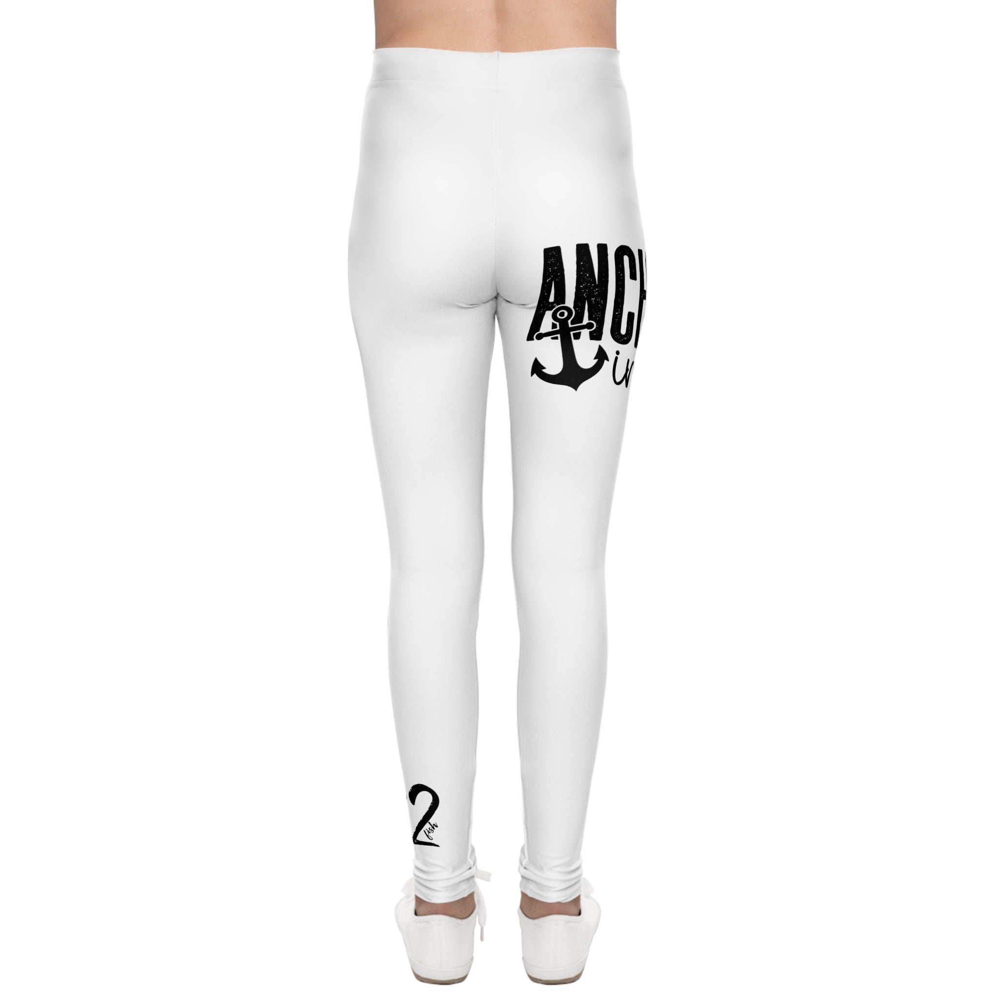 Youth Unisex Sport Compression Leggings- "Anchored In Faith" | Nextlevel NIL