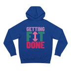 Getting Fit Done Hoodie | Unisex Athletic & Gym Wear by Nextlevel NIL