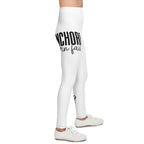 Youth Unisex Sport Compression Leggings- "Anchored In Faith" | Nextlevel NIL