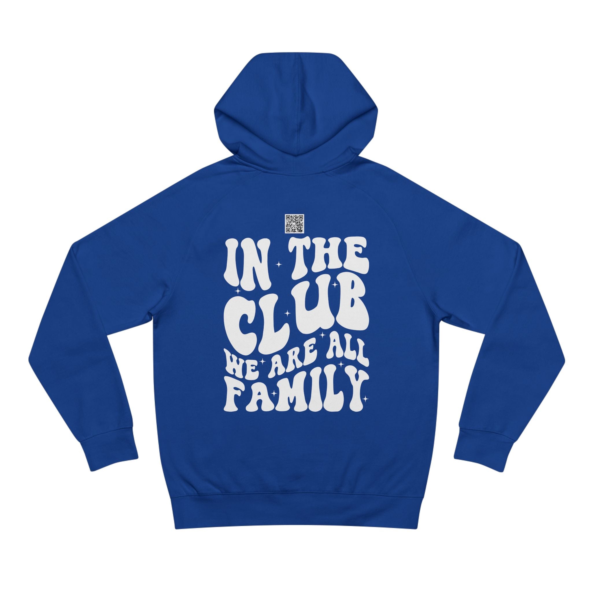 In Da Club We All Family Unisex Hoodie | Nextlevel NIL Athletic Streetwear