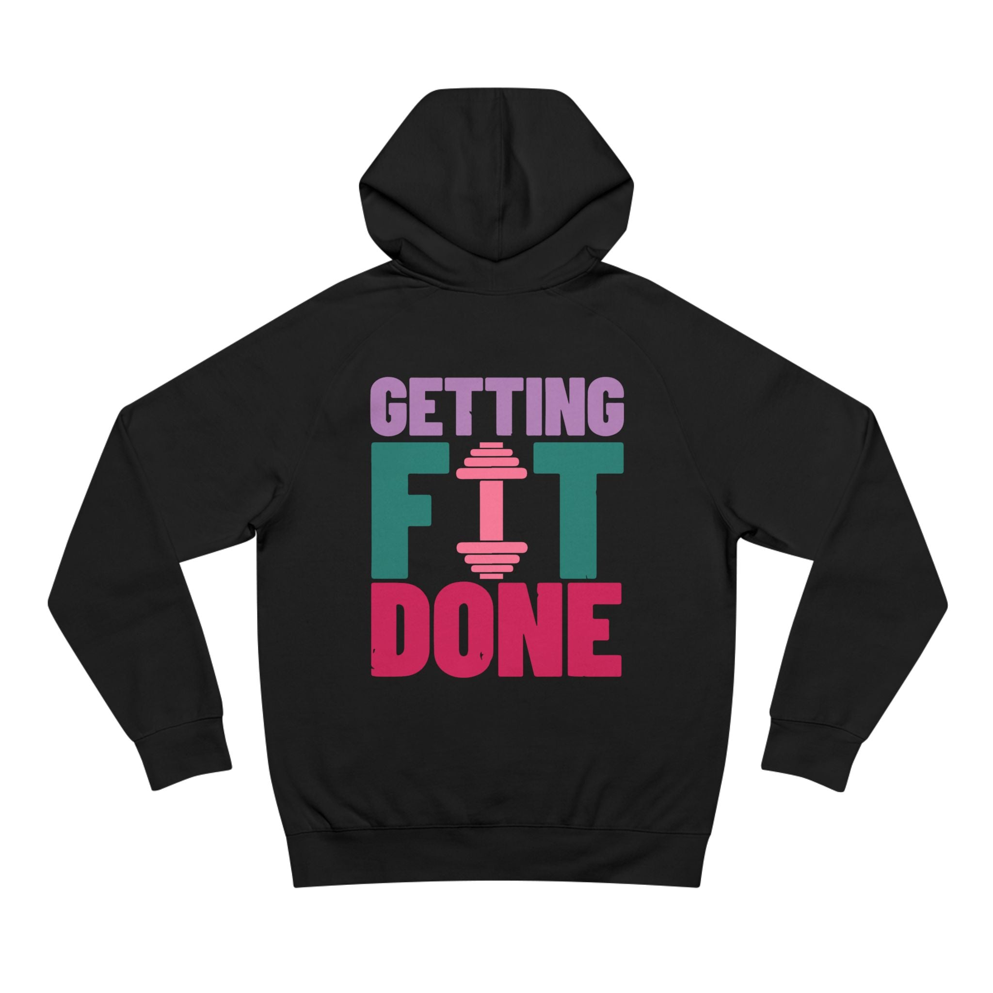 Getting Fit Done Hoodie | Unisex Athletic & Gym Wear by Nextlevel NIL