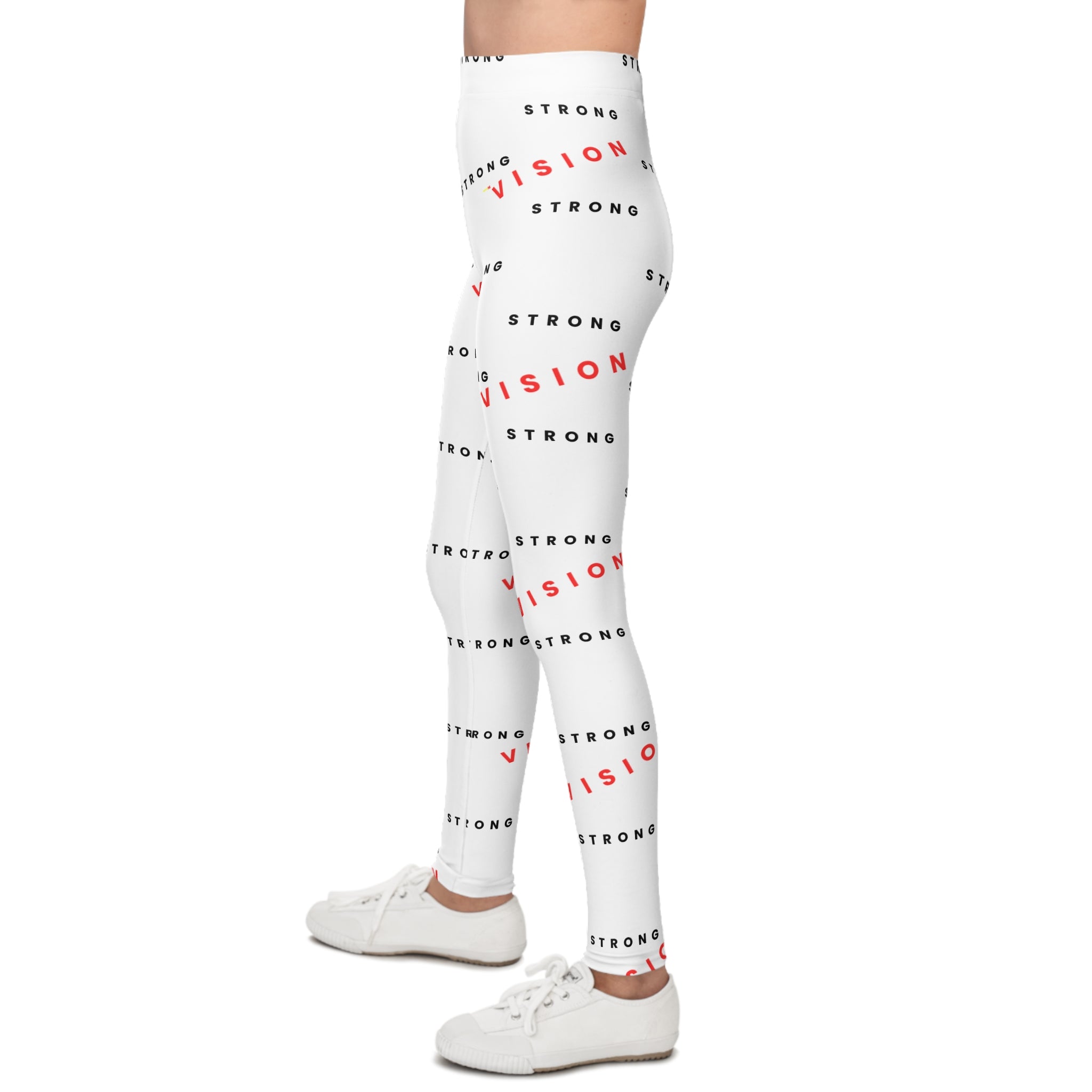 Youth Unisex Sport Compression Leggings- "Vision Strong" | Nextlevel NIL