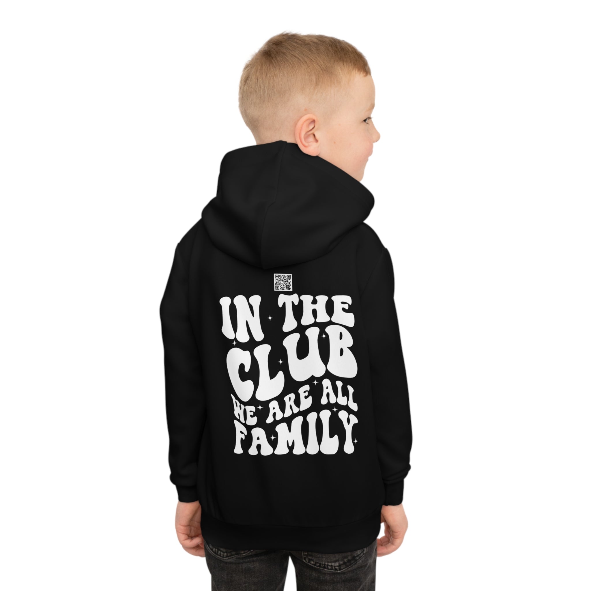 Kids Hoodie - "In The Club, We Are All Family"  | Nextlevel NIL