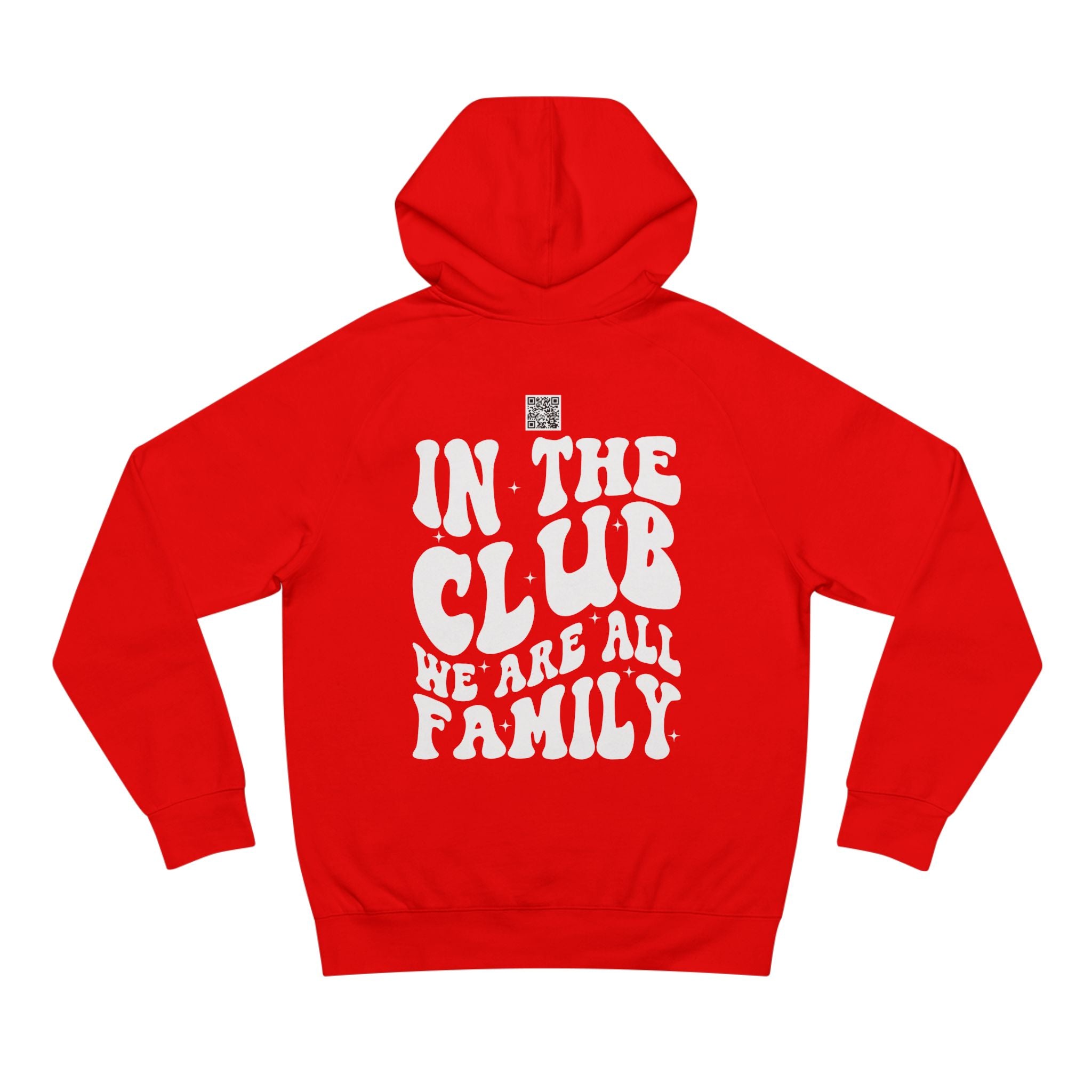 In Da Club We All Family Unisex Hoodie | Nextlevel NIL Athletic Streetwear