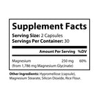 RestoraMag: Magnesium Glycinate Supplement (60 Capsules)
