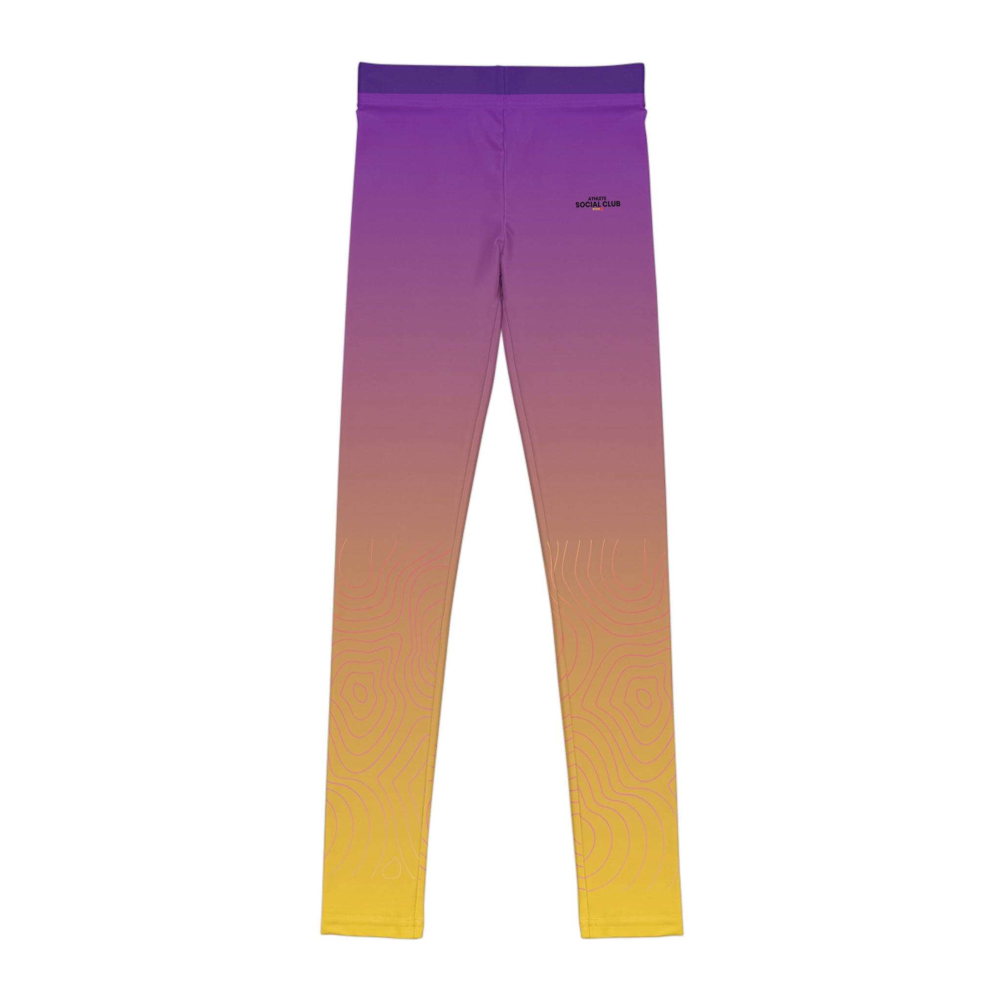 Youth Female Sport Compression Leggings- "Go Beyond" | Nextlevel NIL