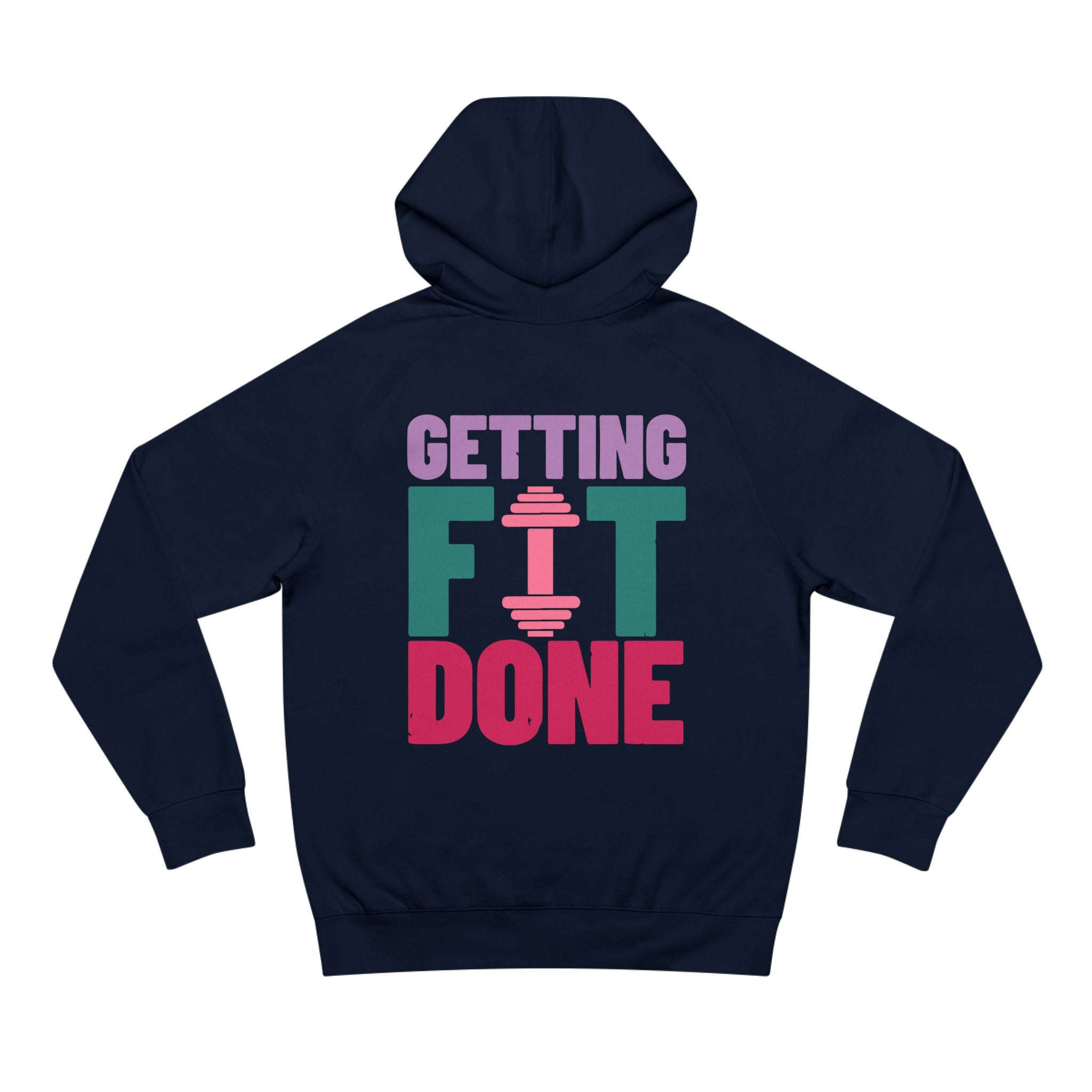 Getting Fit Done Hoodie | Unisex Athletic & Gym Wear by Nextlevel NIL