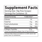 Collagen X: Collagen Peptides Type I & III Supplement (350g, 12.3oz)
