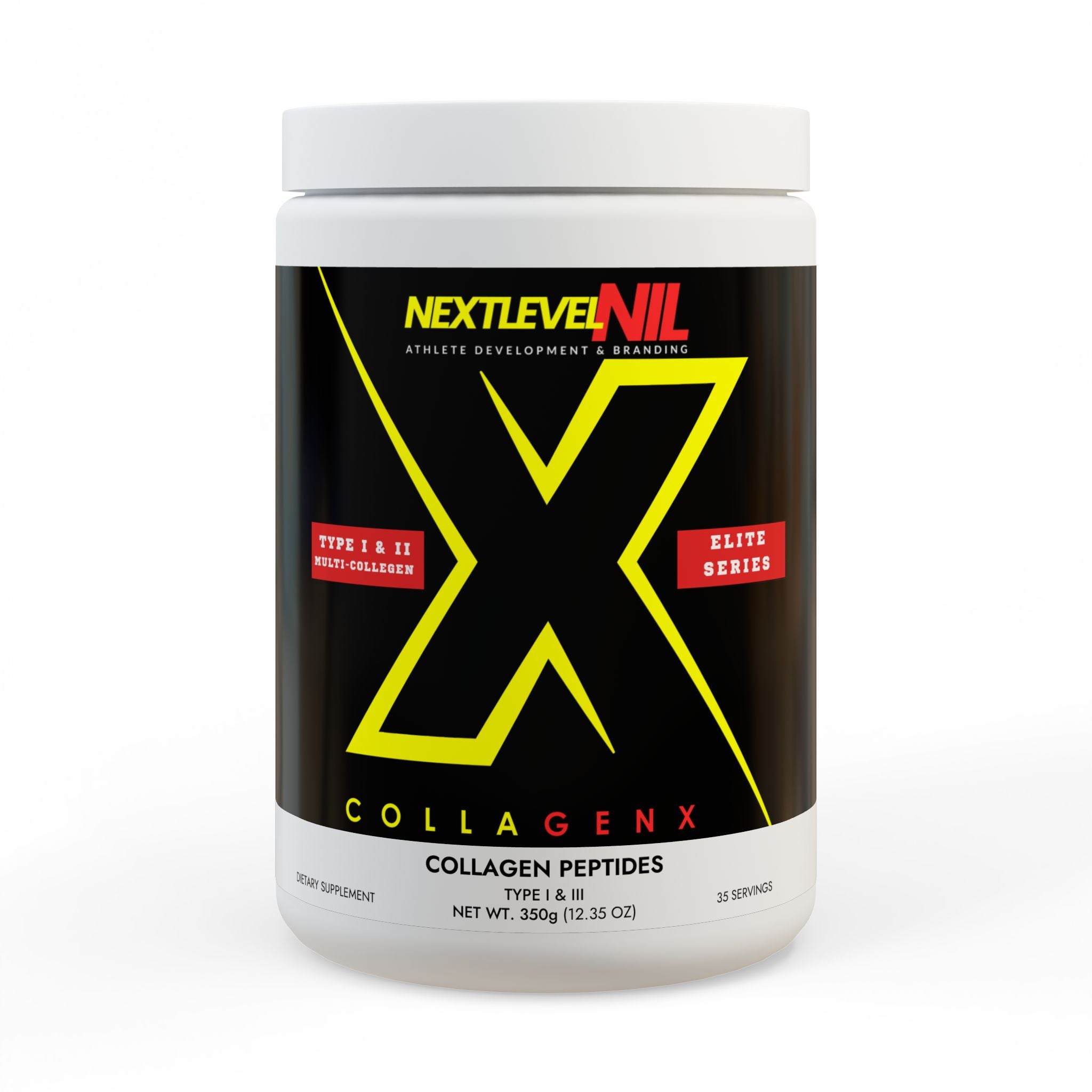 Collagen X: Collagen Peptides Type I & III Supplement (350g, 12.3oz)