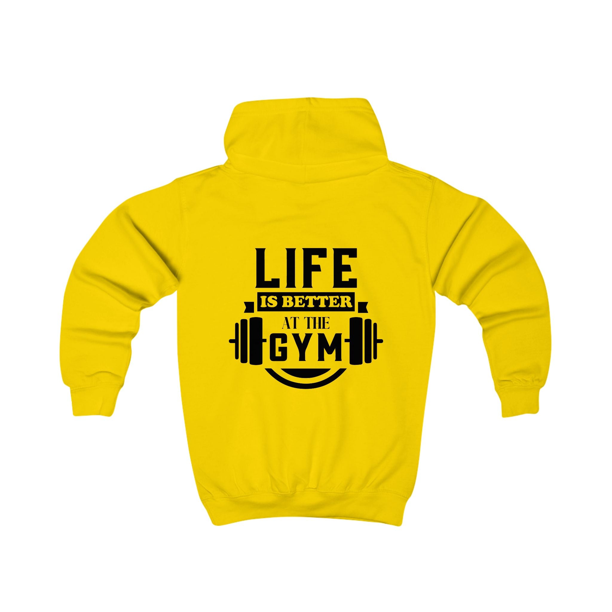 Kids Hoodie - "Life is Better at the Gym" | Nextlevel NIL