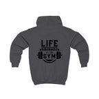 Kids Hoodie - "Life is Better at the Gym" | Nextlevel NIL