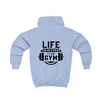 Kids Hoodie - "Life is Better at the Gym" | Nextlevel NIL