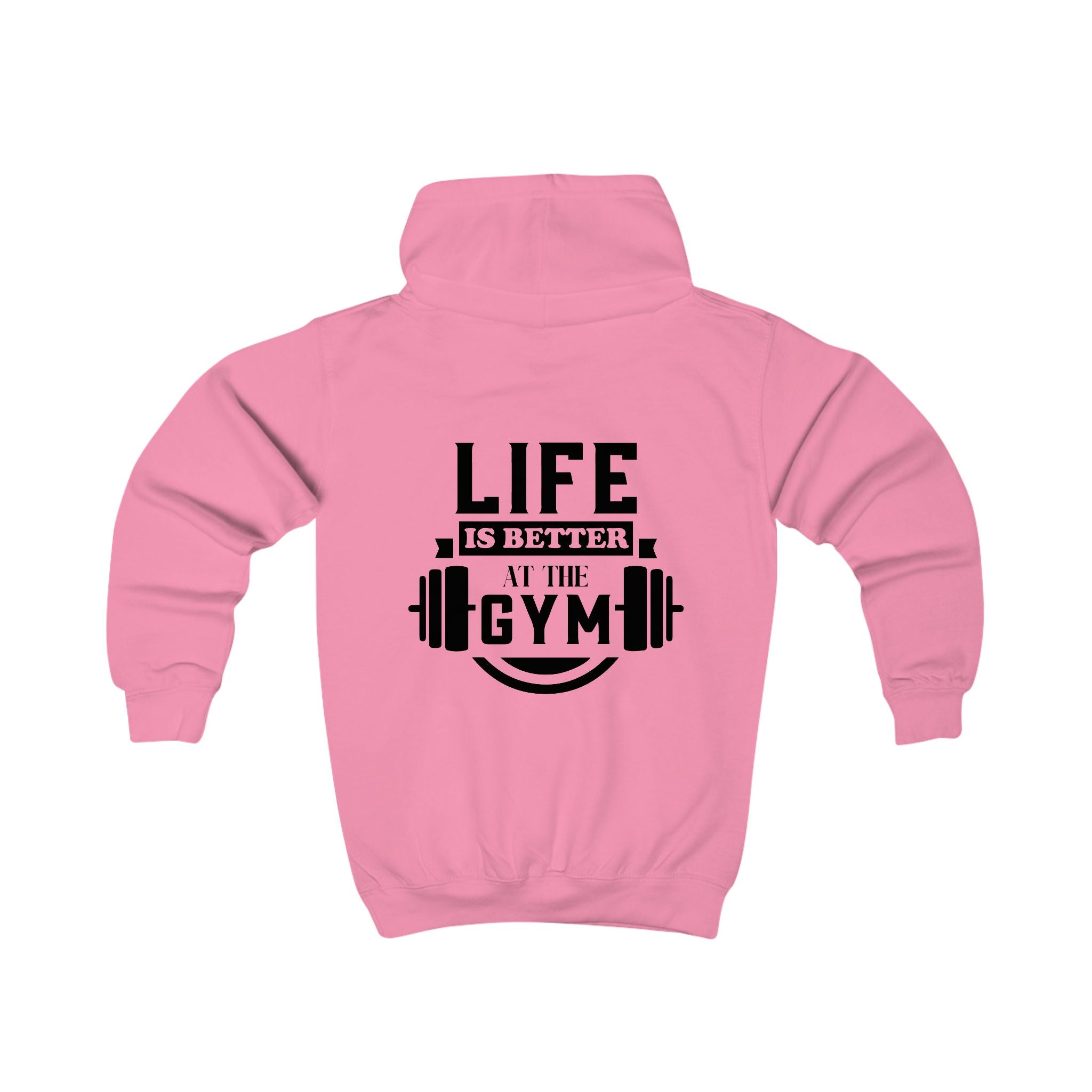 Kids Hoodie - "Life is Better at the Gym" | Nextlevel NIL