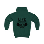 Kids Hoodie - "Life is Better at the Gym" | Nextlevel NIL